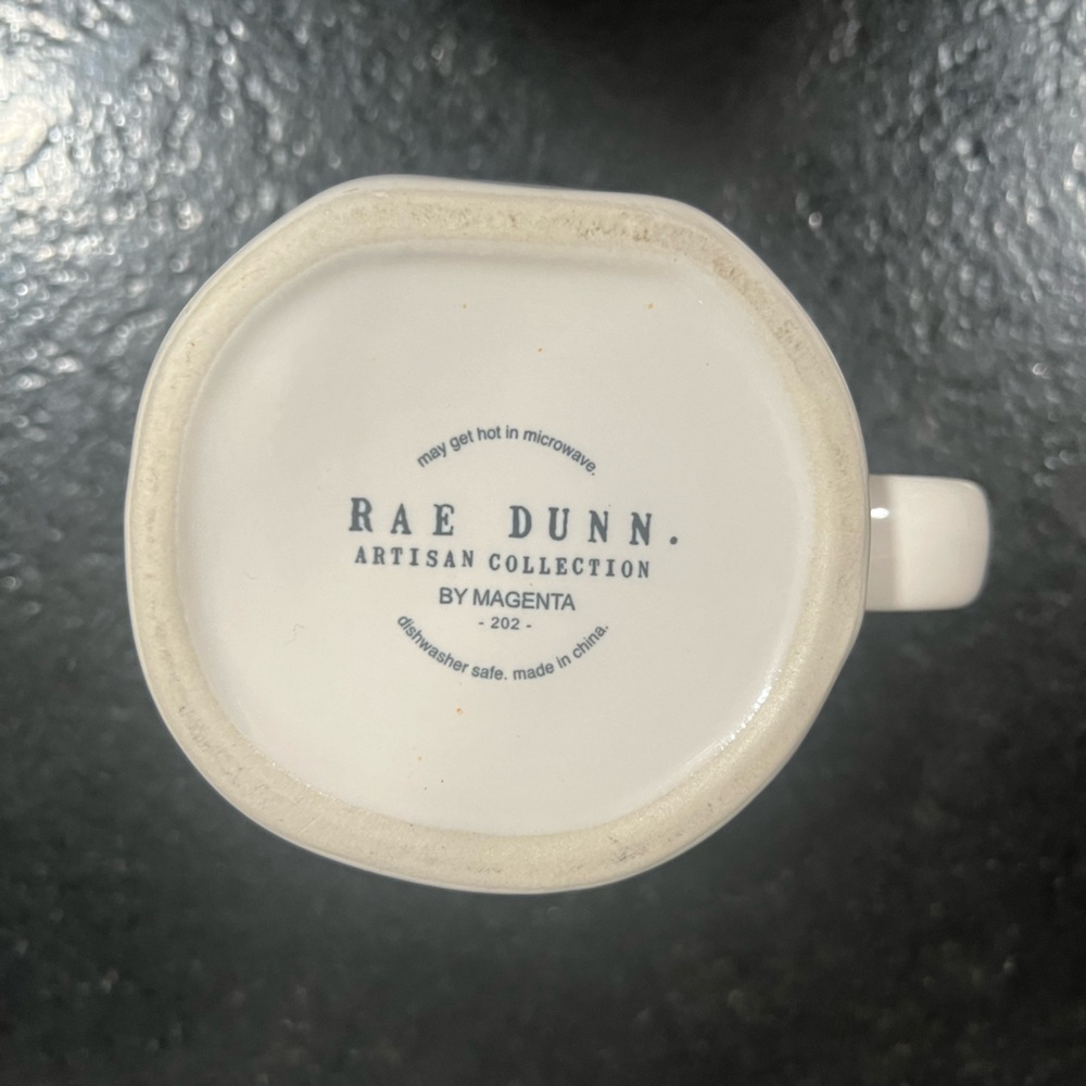 Rae Dunn XOXO Ceramic Mug with Red Interior - Picture 2 of 9